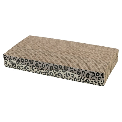 Load image into Gallery viewer, Trixie krabplank leo karton panterprint met kattenkruid catnip
