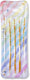 Swim essentials - luchtbed - 177 x 67 x 19 cm - rainbow - meerkleurig