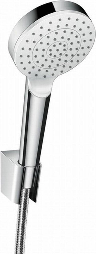 Hansgrohe crometta badset 1jet ecosmart 8 l min met doucheslang 125 cm wit chroom