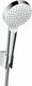 Hansgrohe crometta badset 1jet ecosmart 8 l min met doucheslang 125 cm wit chroom
