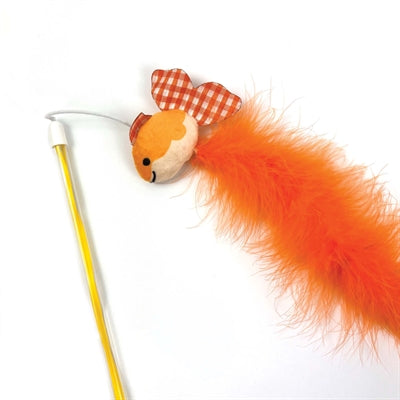 Load image into Gallery viewer, Happy pet tabby patch kattenhengel goudvis oranje
