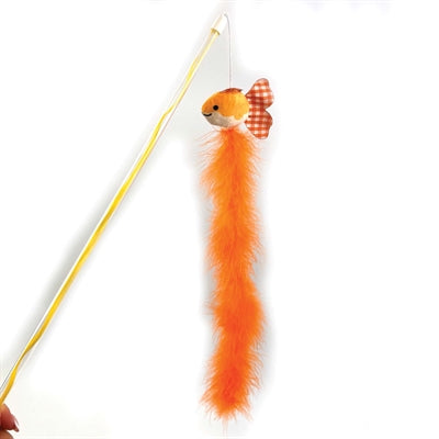 Load image into Gallery viewer, Happy pet tabby patch kattenhengel goudvis oranje
