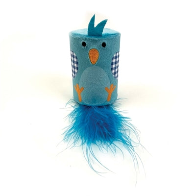 Load image into Gallery viewer, Happy pet tabby patch vogel ratel en roller blauw
