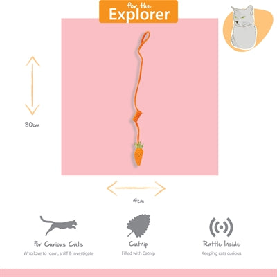 Load image into Gallery viewer, Happy pet tabby patch wortel bungee
