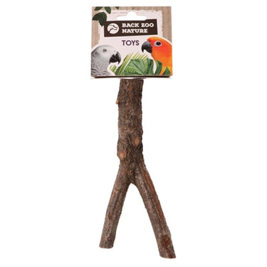 Back zoo nature wooden y-perch