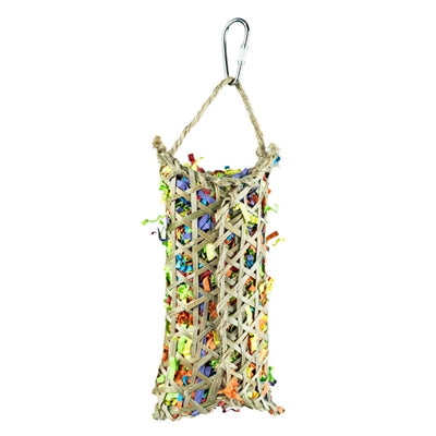Chargez l'image dans la visionneuse de la galerie, Back zoo nature parakeet woven bamboo pouch
