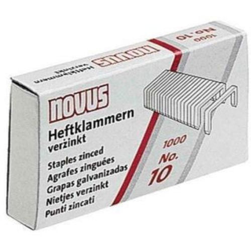 Nietjes novus zilver nr. 10 zink 1.000 stuks 16 vel