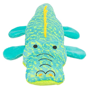 Trixie krokodil stof aqua groen