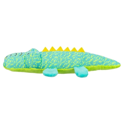 Trixie krokodil stof aqua groen