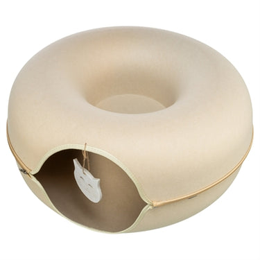 Trixie speeldonut vilt beige