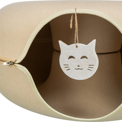 Afbeelding laden in galerijviewer, Trixie speeldonut vilt beige
