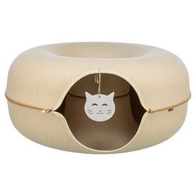 Load image into Gallery viewer, Trixie speeldonut vilt beige

