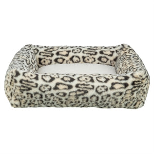 Trixie hondenmand leo hoekig panterprint creme