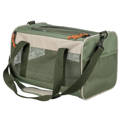 Load image into Gallery viewer, Trixie tas marlon maximaal 7 kg beige olijfgroen
