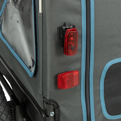 Load image into Gallery viewer, Trixie fietskar tot 23 kg blauw grijs
