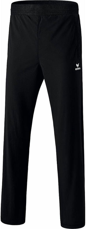Erima trainingsbroek met doorlopende ritssluiting heren - zwart- maat xl