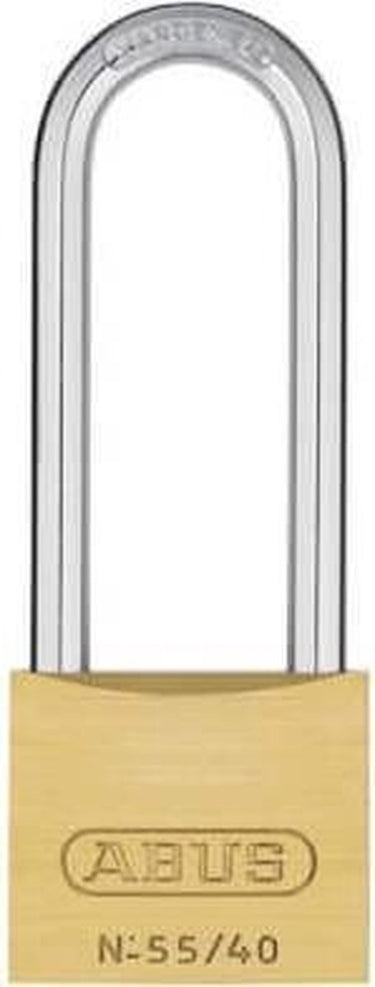 Abus Hangslot Solid 55 40mm Goud - Discus Lang - Sleutelslot