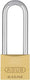 Abus Hangslot Solid 55 40mm Goud - Discus Lang - Sleutelslot