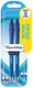 Paper mate flexgrip ultra-balpennen met drukknop | medium punt (1,0 mm) | blauw | 2 stuks