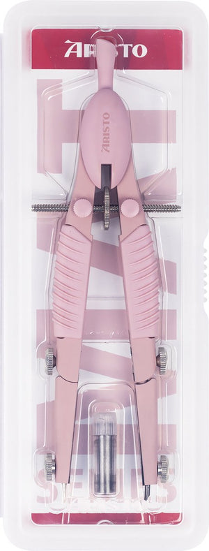 Aristo snelverstelpasser - topline - lengte 17cm - diameter 370mm - mat roze - ar-55817