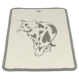 Trixie krabmat met print taupe