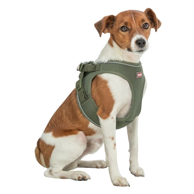 Load image into Gallery viewer, Trixie hondentuig urbanvest mesh olijfgroen
