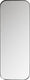 Woood doutzen spiegel - metaal - zwart - 110x40x5