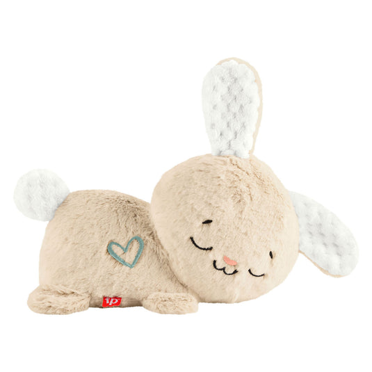 Fisher-price kalmerend konijntje - knuffel met muziek, lichtjes en beweging