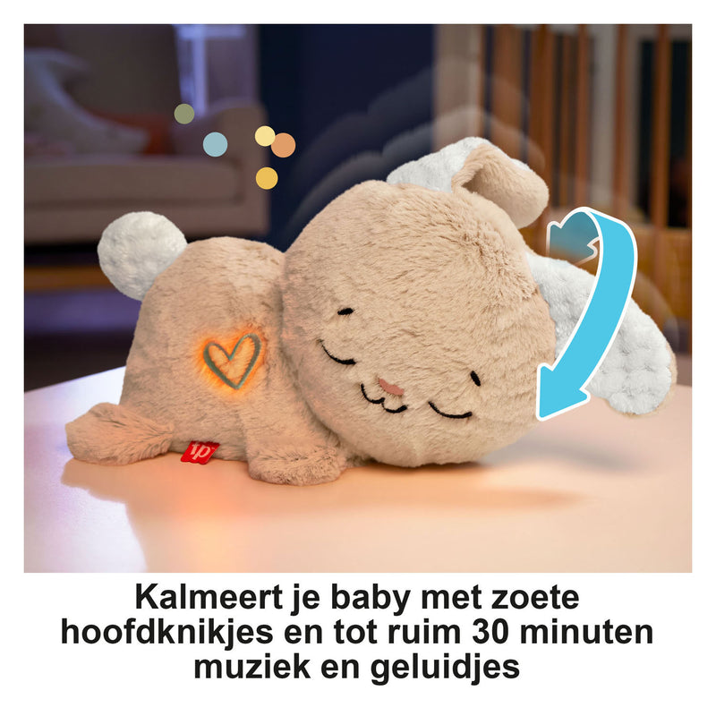 Chargez l'image dans la visionneuse de la galerie, Fisher-price kalmerend konijntje - knuffel met muziek, lichtjes en beweging
