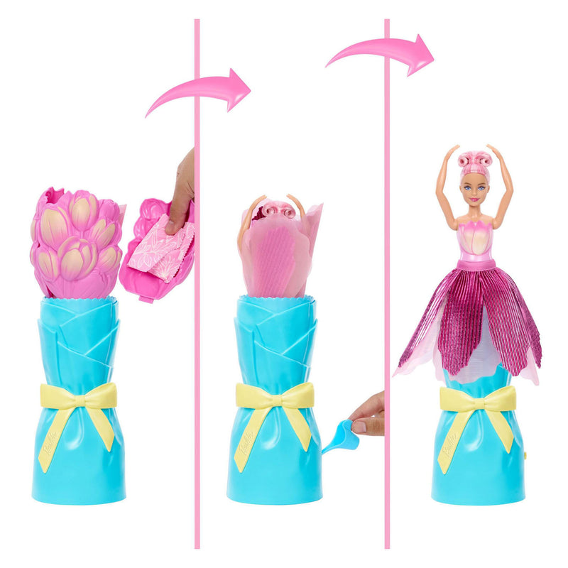 Afbeelding laden in galerijviewer, Mattel barbie petal pop roze tulp
