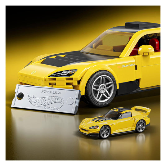 Hot wheels brick shop speed series 2007 honda s2000 1:32 bouwset - 257dlg.