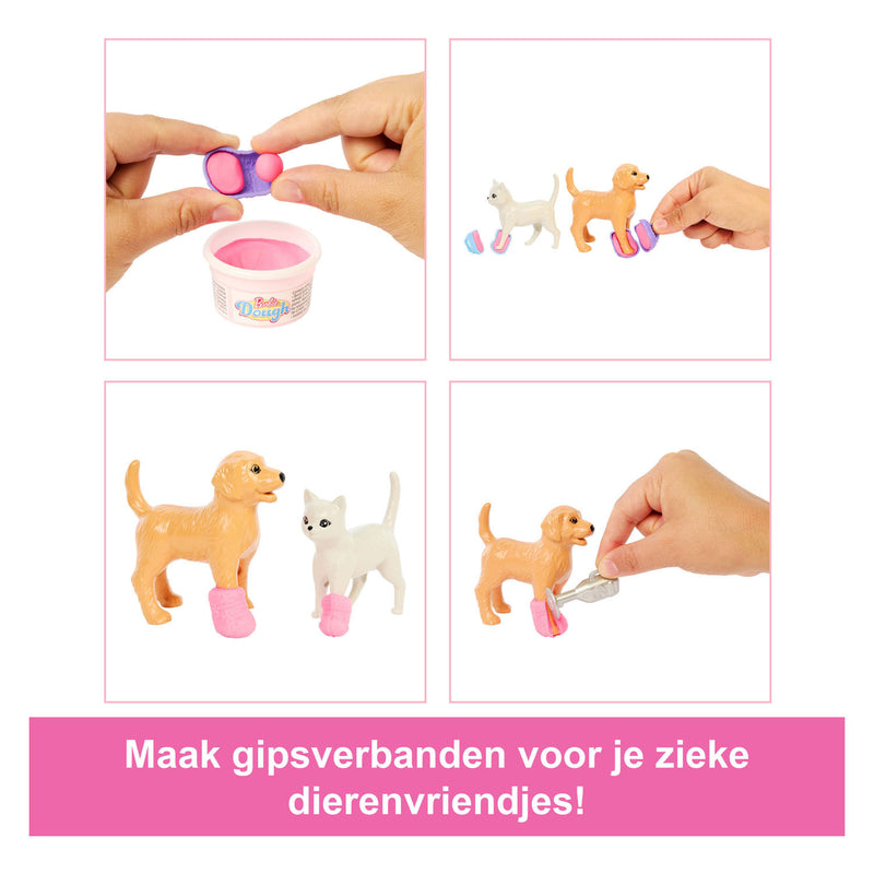 Afbeelding laden in galerijviewer, Barbie dierenarts speelset met diertjes
