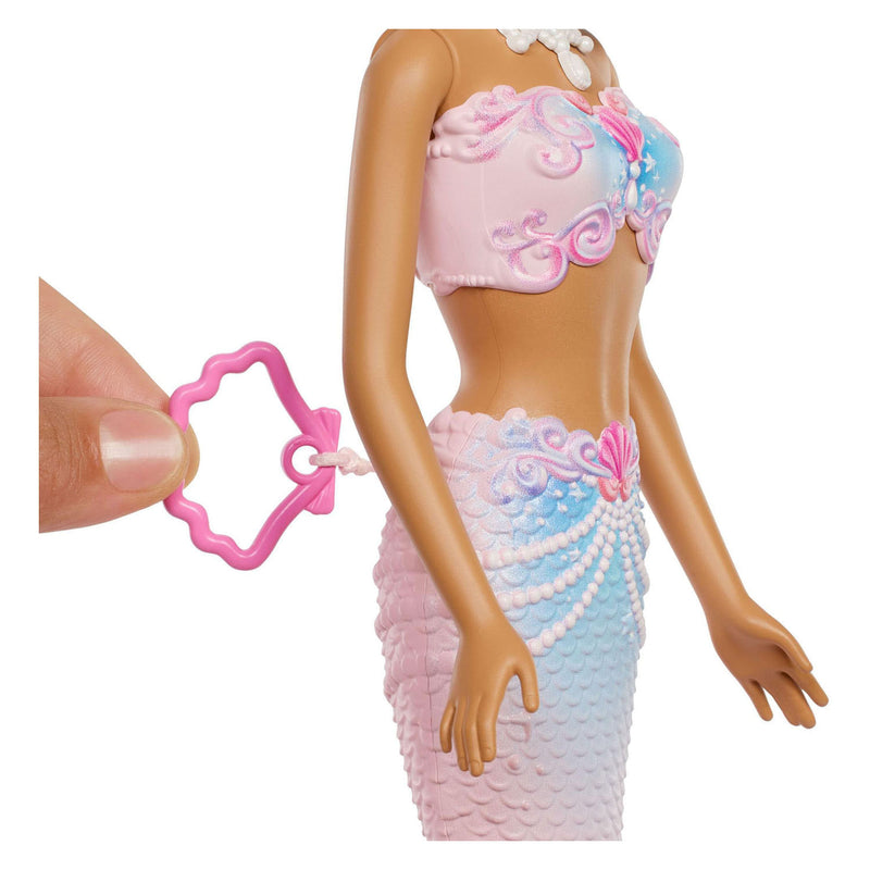 Afbeelding laden in galerijviewer, Barbie glitterende zeemeermin met bellen
