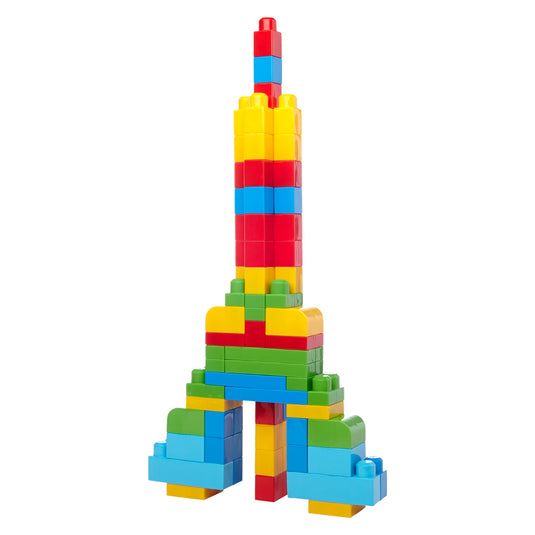 Mega bloks grote bouwtas - bouwset met 60 grote bouwblokken