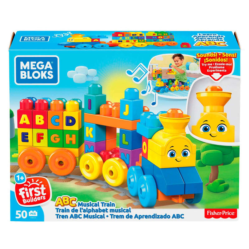 Load image into Gallery viewer, Mattel fisher price mega bloks - abc leren trein
