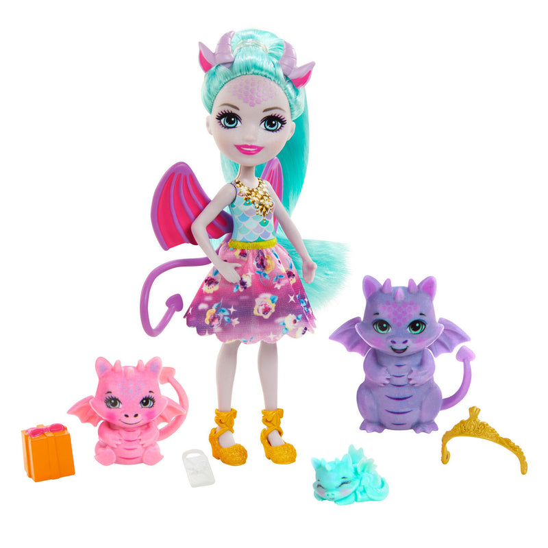 Load image into Gallery viewer, Mattel Enchantimals Drakenfamilie
