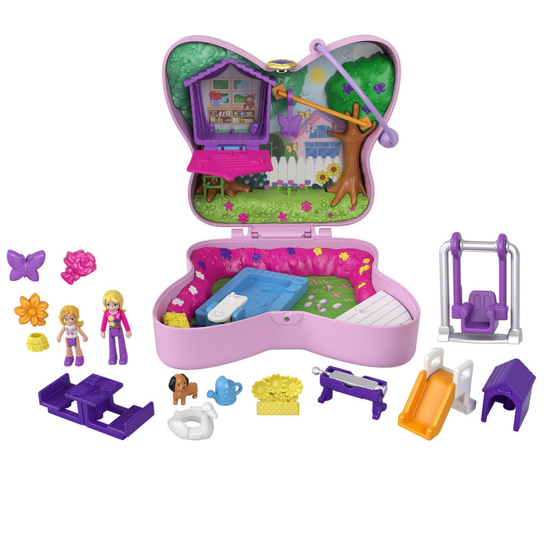 Load image into Gallery viewer, Mattel Polly Pocket Pocket Vlindertuin compact
