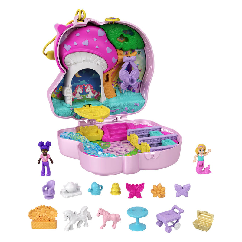 Load image into Gallery viewer, Mattel Polly Pocket Unicorn Tea Party
