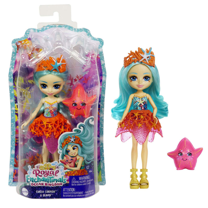 Afbeelding laden in galerijviewer, Mattel Enchantimals Ocean Kingdom Staria Starfish Beamy
