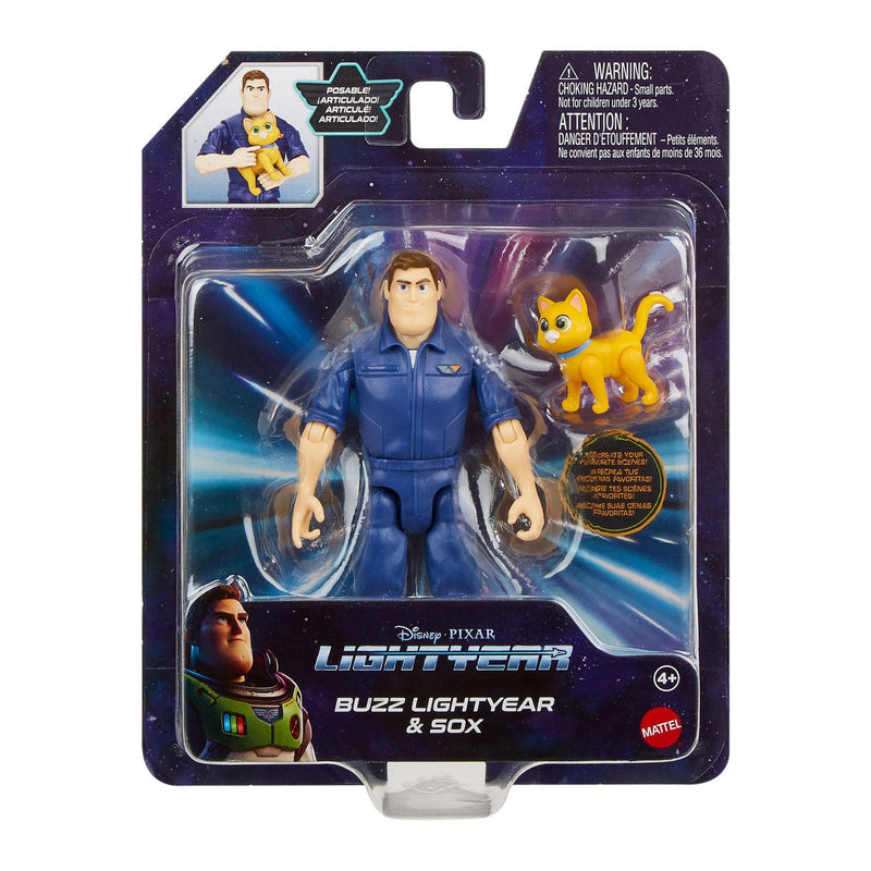 Laden Sie das Bild in Galerie -Viewer, Mattel Pixar Buzz Lightyear Jumpsuit Speelfiguur
