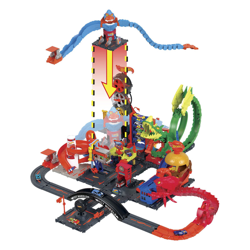Load image into Gallery viewer, Mattel City Nemesis Lab Gas Station Gorilla Aanval

