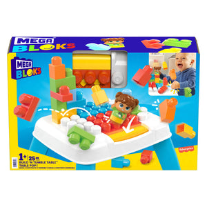 Mega bloks - build 'n tumble bouw tafel - 25dlg.
