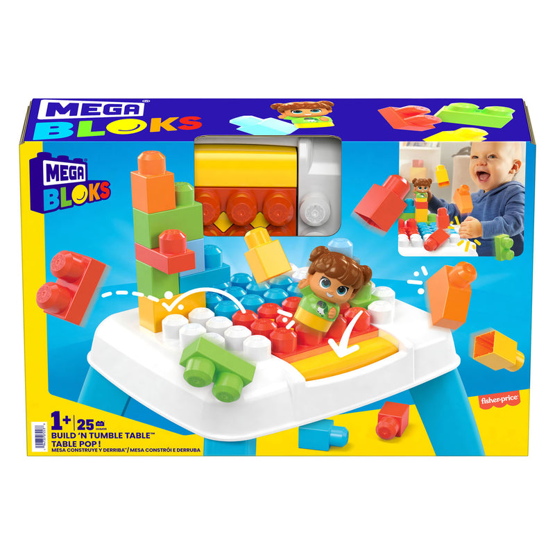 Load image into Gallery viewer, Mega bloks - build 'n tumble bouw tafel - 25dlg.

