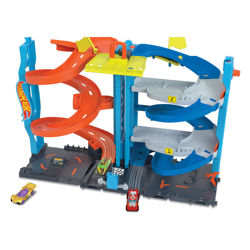 ギャラリービューアに画像をロードする, Hot wheels city transformerende racetoren

