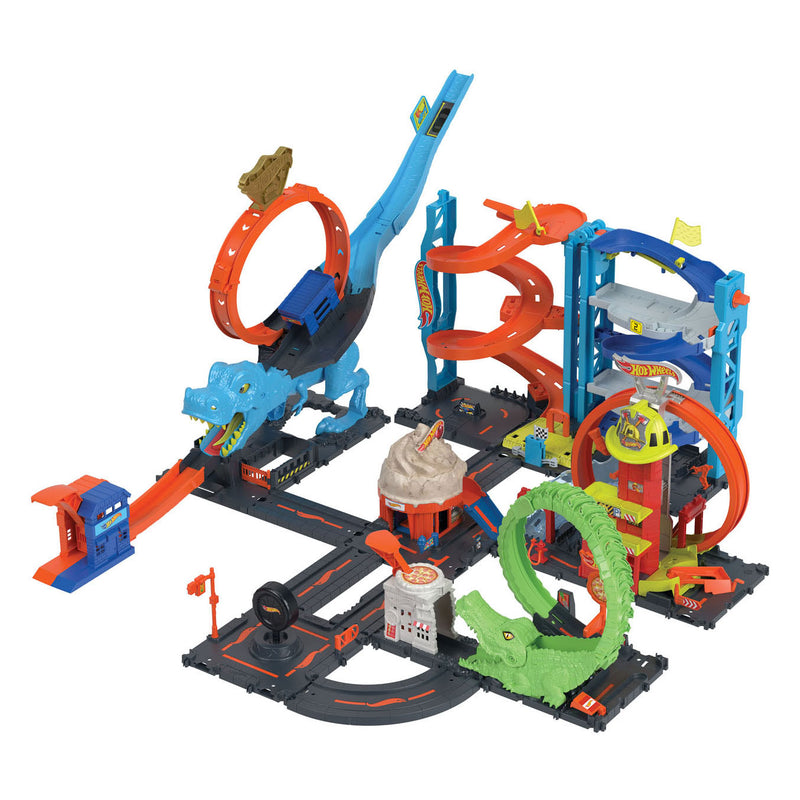 ギャラリービューアに画像をロードする, Hot wheels city transformerende racetoren
