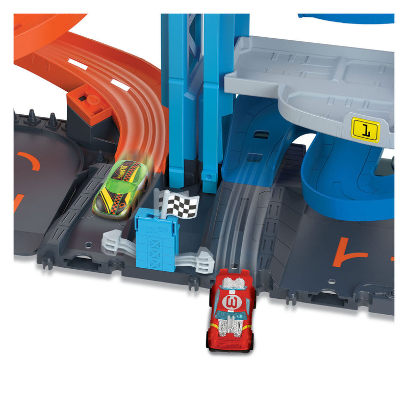 ギャラリービューアに画像をロードする, Hot wheels city transformerende racetoren
