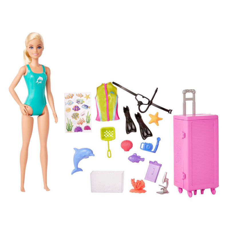 Laden Sie das Bild in Galerie -Viewer, Mattel Marine Bioloog Speelset
