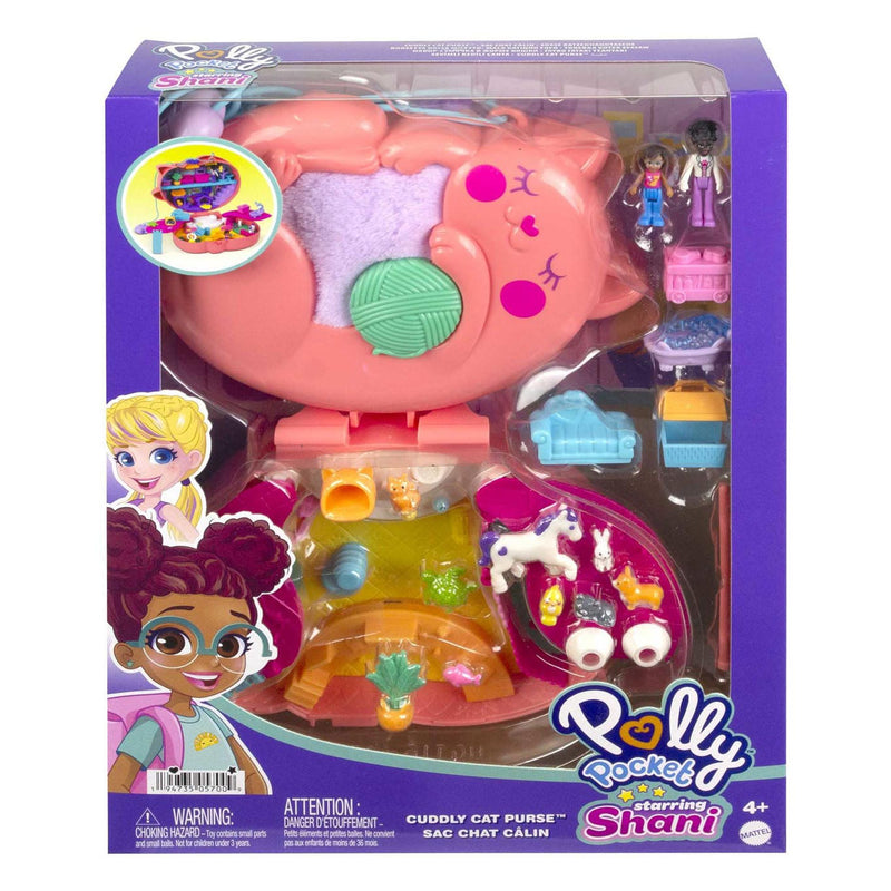 Load image into Gallery viewer, Mattel Polly Pocket Shani de Knuffelkat Speelset
