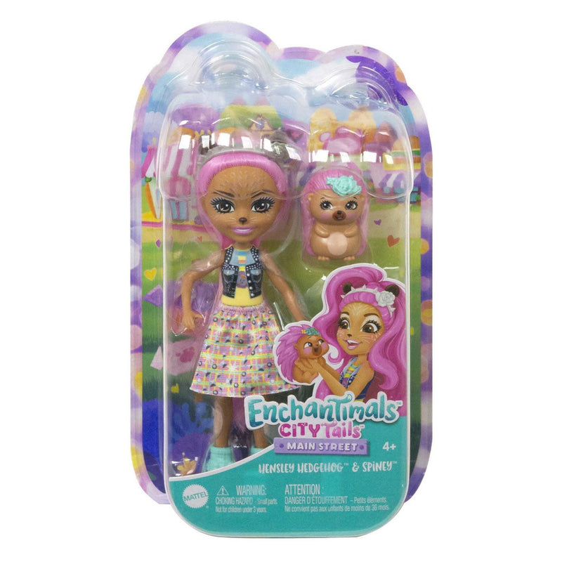 Load image into Gallery viewer, Mattel Enchantimals City Tails Pop Hensley Egel en Spiney
