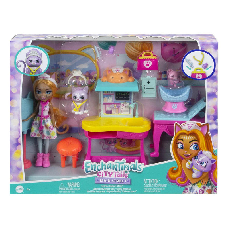 Load image into Gallery viewer, Mattel Enchantimals City Tails Dokterspraktijk Speelset
